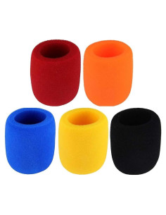 Funda de micrófono espuma alta densidad - Paquete de 5 unidades