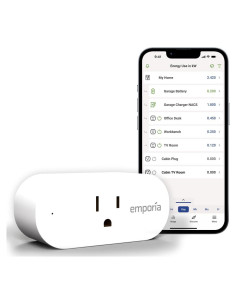 Enchufe Inteligente Emporia 15A con Monitor de Energía y WiFi