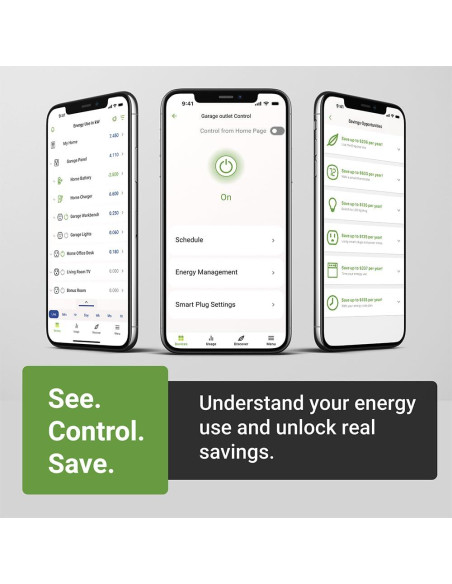 Enchufe Inteligente Emporia 15A con Monitor de Energía y WiFi