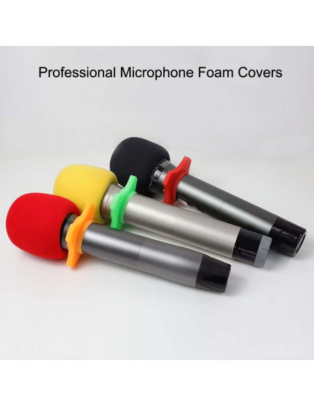 Funda de micrófono espuma alta densidad - Paquete de 5 unidades