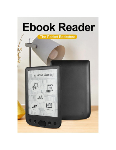 Lector ePaper BK6025 6" con Funda Protectora y 32GB