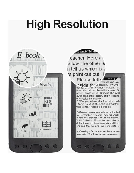 Lector ePaper BK6025 6" con Funda Protectora y 32GB