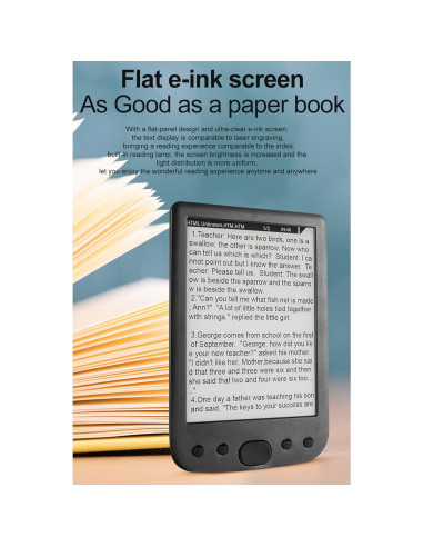 Lector ePaper BK6025 6" con Funda Protectora y 32GB