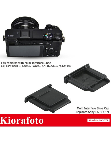 Cubierta de Zapata Caliente Kiorafoto para Cámaras Sony MI