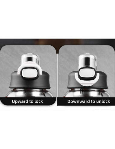 Botella de Té de Vidrio Borosilicatado HOYUANSU 750ML