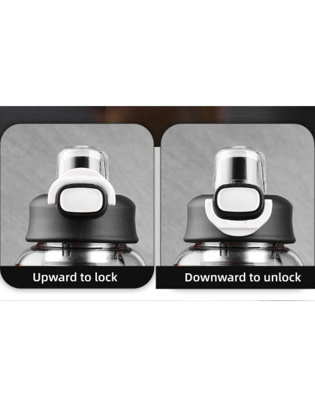 Botella de Té de Vidrio Borosilicatado HOYUANSU 750ML