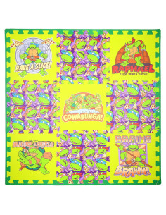 Alfombra de Espuma Interconectable TMNT Capelli Sport 9 Azulejos