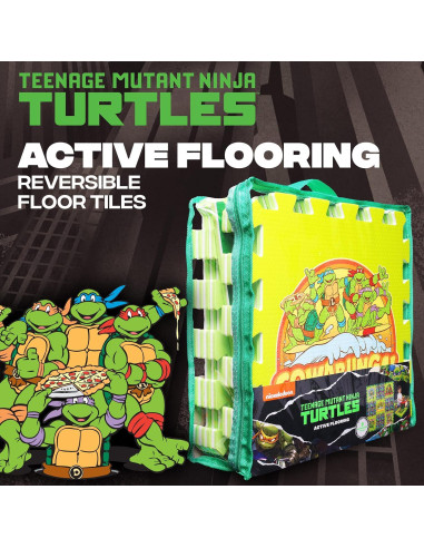Alfombra de Espuma Interconectable TMNT Capelli Sport 9 Azulejos