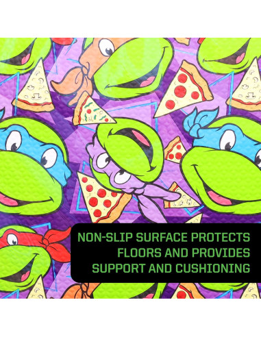 Alfombra de Espuma Interconectable TMNT Capelli Sport 9 Azulejos