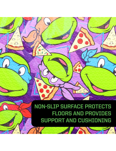 Alfombra de Espuma Interconectable TMNT Capelli Sport 9 Azulejos