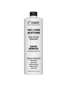Removedor de Esmalte de Uñas Acetona 100% Pura C Nailcare 236.6 ml
