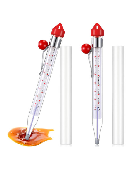 Termómetro de Caramelo Photect 2 Pcs con Clip 20.5 cm