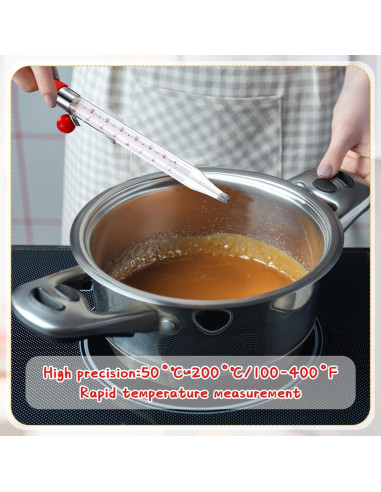 Termómetro de Caramelo Photect 2 Pcs con Clip 20.5 cm