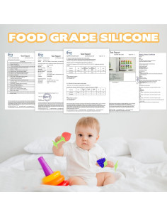 Set de 10 Juguetes de Dentición de Silicona para Bebés - Bagvhandbagro 2