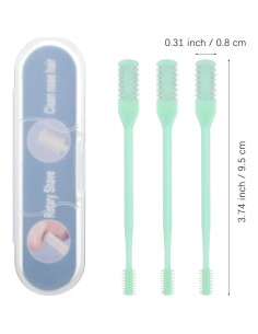 Cortador de Vello Nasal Bremorou 2-en-1 Manual Verde 2