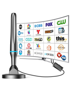 Antena de TV Digital Interior DGUPSP 360 HDTV 1080P 4K