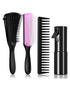 Conjunto de Cepillos Desenredantes Hommtina 3 PCS con Spray