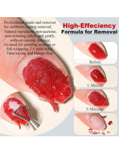 Removedor de Esmalte en Gel LOUINSTIC 15ml Sin Acetona 2