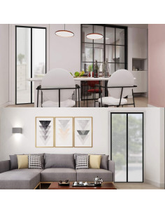 Cortina Aislante Térmica Magnética SANJIANKER 34x80 cm Negra 2