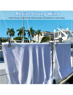 Clips para Sillas de Toalla de Playa Coideal - 10 Piezas 11 cm 2