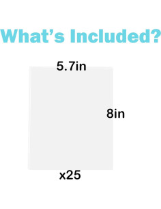 Hojas de Plástico de Encogimiento Rdanruy para Manualidades DIY (25) 2