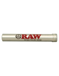 Tubo de Aluminio Estilo Cigarro RAW Thentic Plata 1 Cuenta