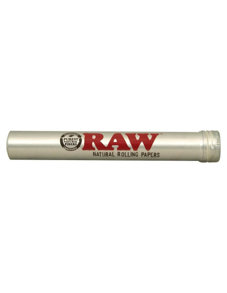 Tubo de Aluminio Estilo Cigarro RAW Thentic Plata 1 Cuenta