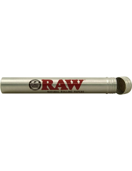 Tubo de Aluminio Estilo Cigarro RAW Thentic Plata 1 Cuenta