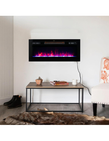 Chimenea Eléctrica FULEIWO FLAME 76.2x43.9cm 3D Silenciosa