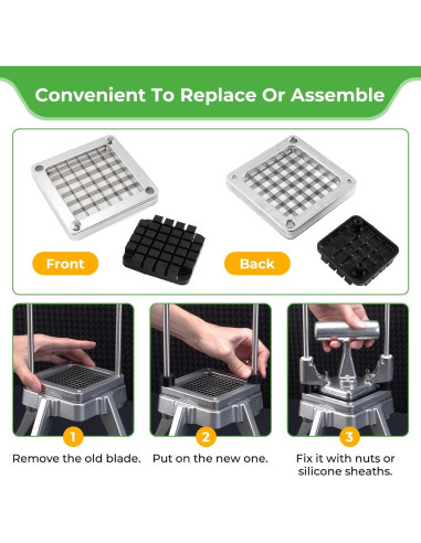 Cuchilla de Repuesto POWLAB para Picadora de Verduras 1.2 cm