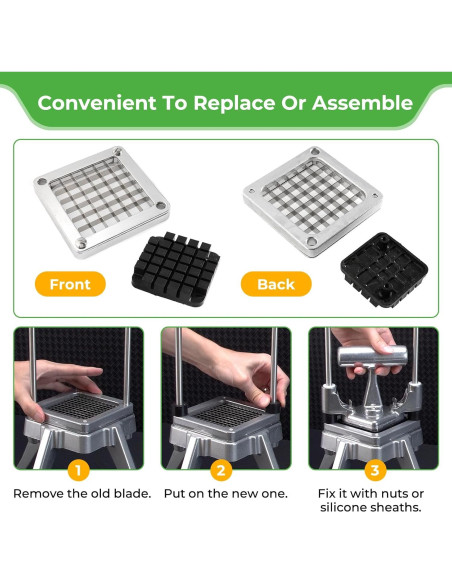 Cuchilla de Repuesto POWLAB para Picadora de Verduras 1.2 cm