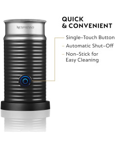Espumador de Leche Nespresso Aeroccino 3 Negro 240ml 2