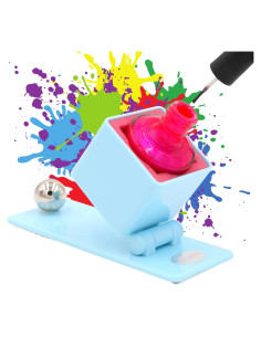 Soporte para Esmalte de Uñas Tippur - Antideslizante Azul BAE