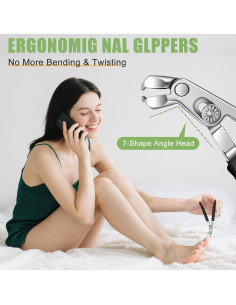 Cortauñas Ergonómico HANDWENG para Uñas Gruesas y Encarnadas 2