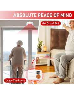 Alarma de Cama Inalámbrica CallToU con Sensor de Movimiento 2