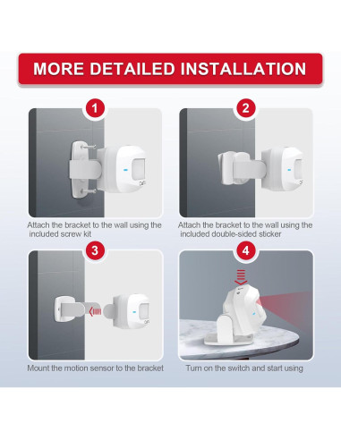 Alarma de Cama Inalámbrica CallToU con Sensor de Movimiento