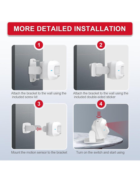 Alarma de Cama Inalámbrica CallToU con Sensor de Movimiento