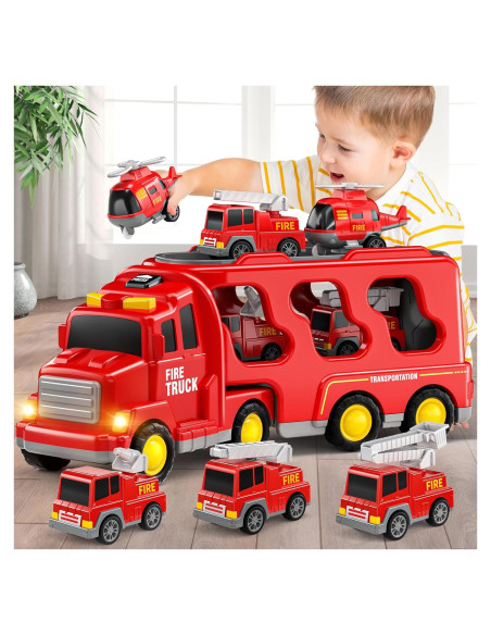 5 en 1 Camiones de Bomberos Beby Buty para Niños 3 a 6 Años