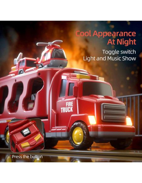 5 en 1 Camiones de Bomberos Beby Buty para Niños 3 a 6 Años