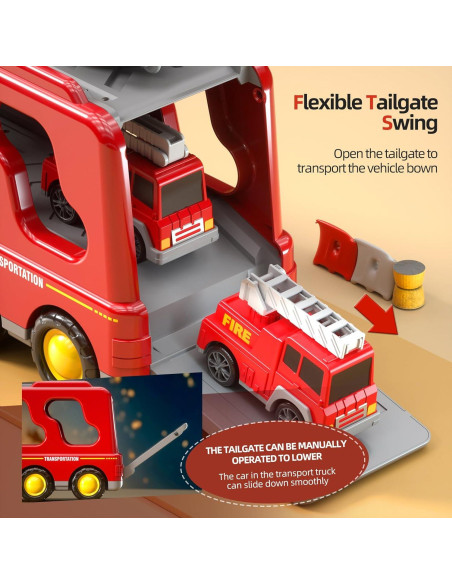 5 en 1 Camiones de Bomberos Beby Buty para Niños 3 a 6 Años