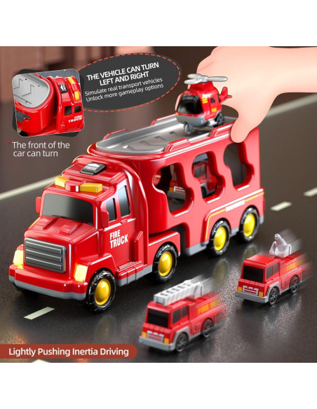 5 en 1 Camiones de Bomberos Beby Buty para Niños 3 a 6 Años