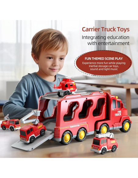 5 en 1 Camiones de Bomberos Beby Buty para Niños 3 a 6 Años