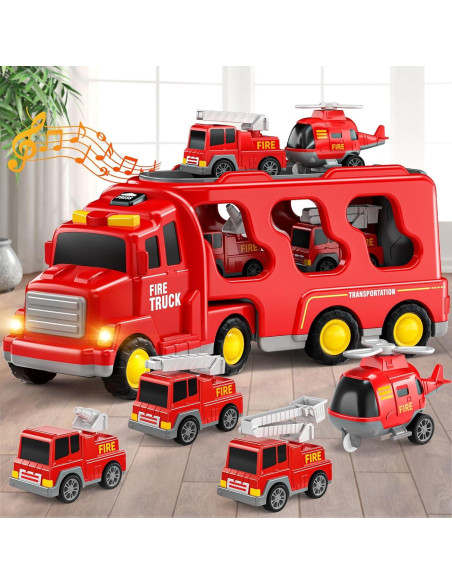 5 en 1 Camiones de Bomberos Beby Buty para Niños 3 a 6 Años