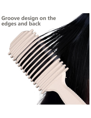 Cepillo Definidor de Rizos HEZ Beige - 4 Piezas Multifuncional