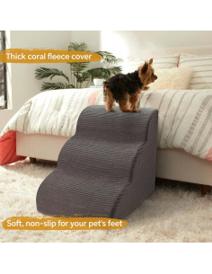 Escalones Curvados para Perros Ceekliybear 3 Pasos Antideslizante 2