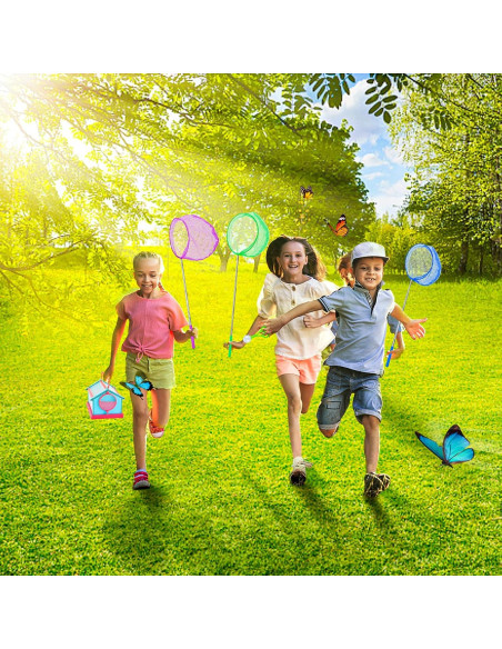 Kit de captura de insectos KESOCORAY para niños con 3 redes