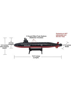 Combo de Juguetes de Batalla: Portaaviones, Submarino y Destructor con 8 Jets 2