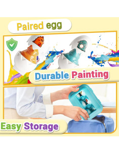 Huevos de Dinosaurio Montessori Tinabless - Juguete Educativo 2