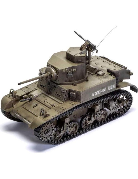 Kit de Modelo Tanque Militar Airfix M3 Stuart Honey 1:35