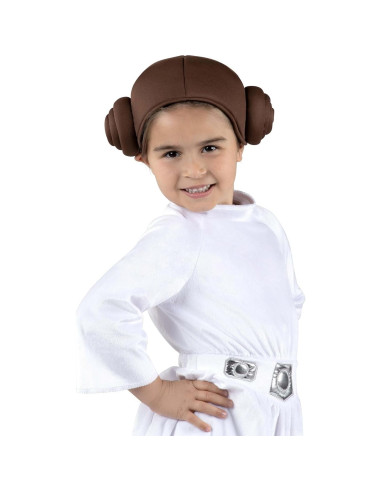 Disfraz Princesa Leia Niña Pequeña Star Wars - Vestido y Tocado